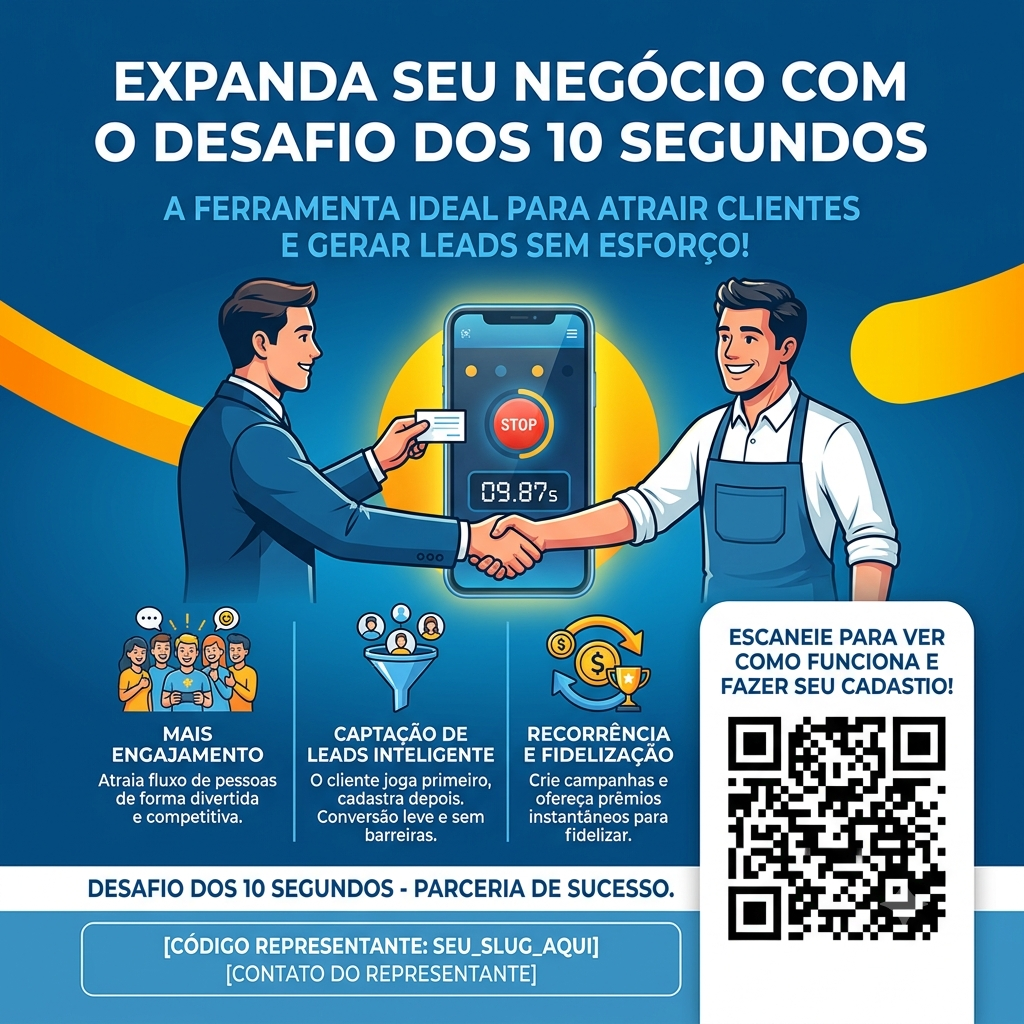 Flyer do Representante